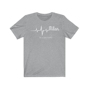 
                  
                    Mens 'Milan Heartbeat' T-Shirt - El Capitano Milan
                  
                